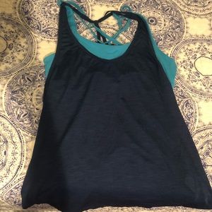 Athletic top w/ built in sports bra